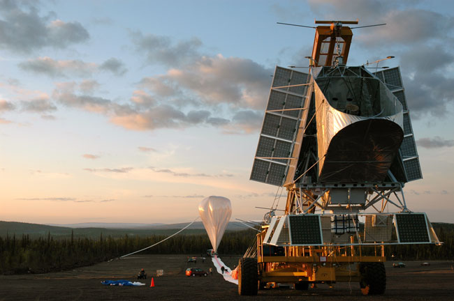 'BLAST' Off! Stratospheric Telescope Studies Stars